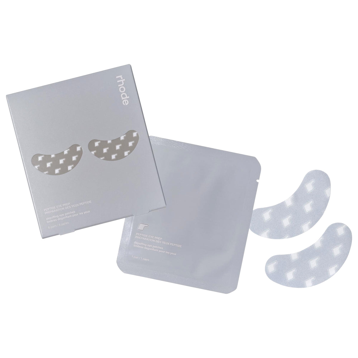 Rhode Peptide Eye Prep Depuffing Eye Patches r Icon – 6 pairs/pack - Standart