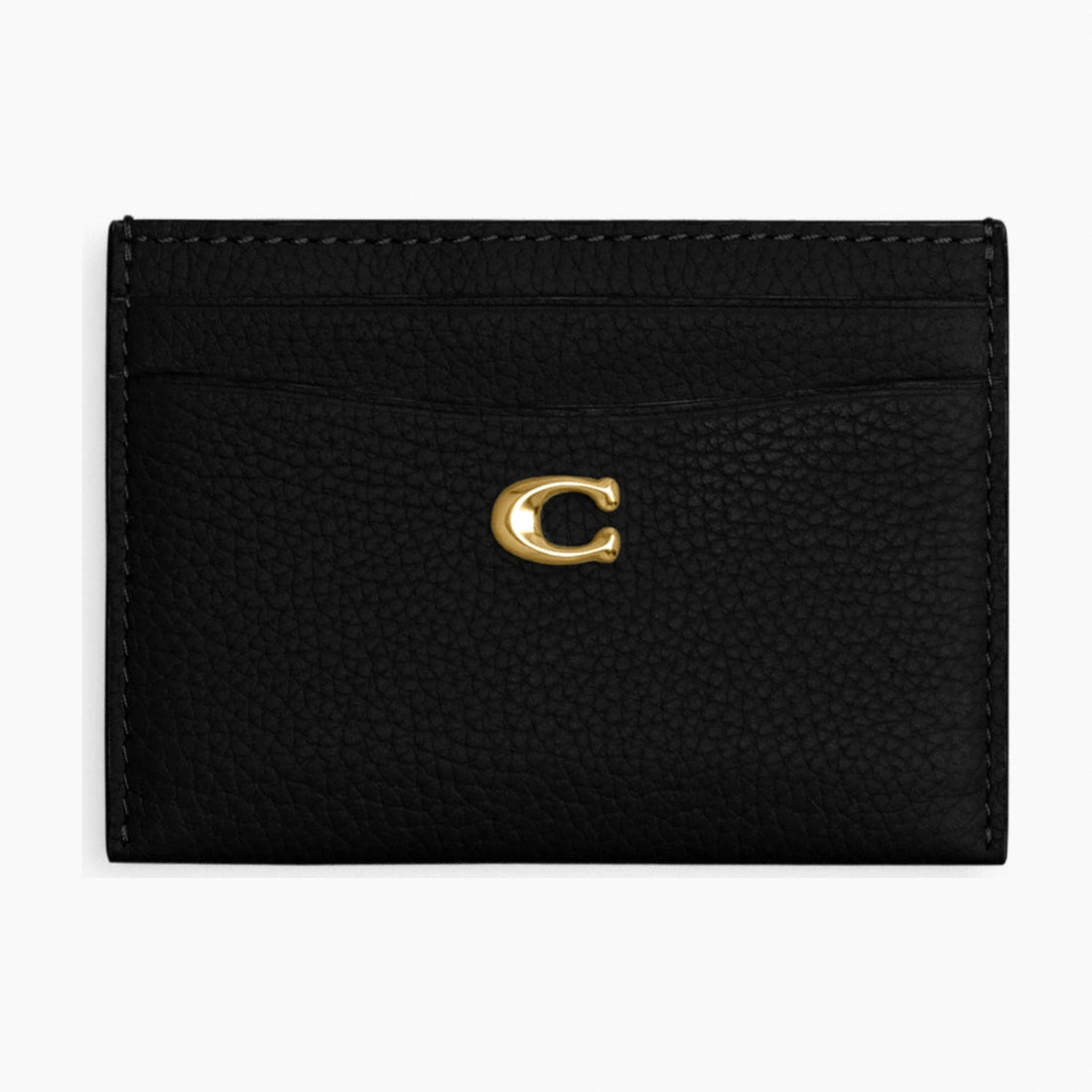 Coach Essential Card Case - Brass/Black