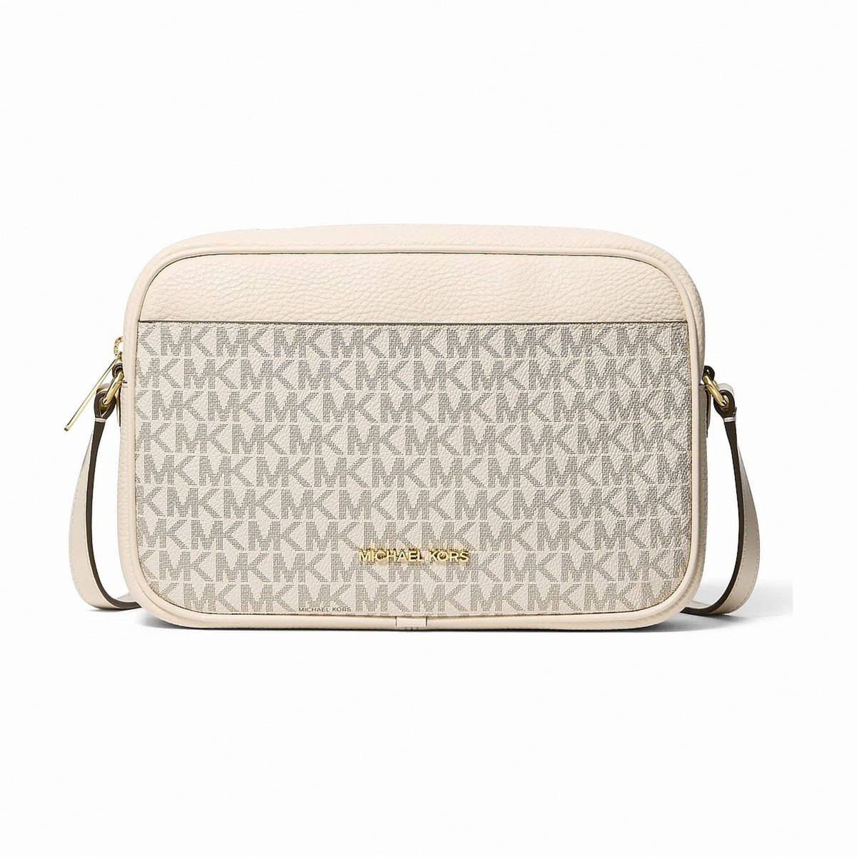Michael Kors Jet Set Travel Large Signature logo Camera Crossbody Bag - LT CRM MULTI