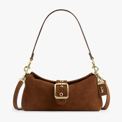 Coach Abbie Shoulder Bag - Gold/Warm Brown