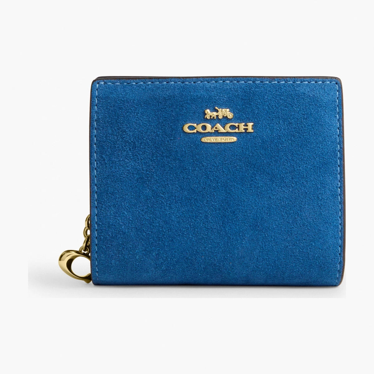 Coach Snap Wallet - Gold/Blue Jay
