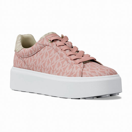 Michael Kors Romey Two-Tone Logo Platform Sneaker - POWDER BLUSH