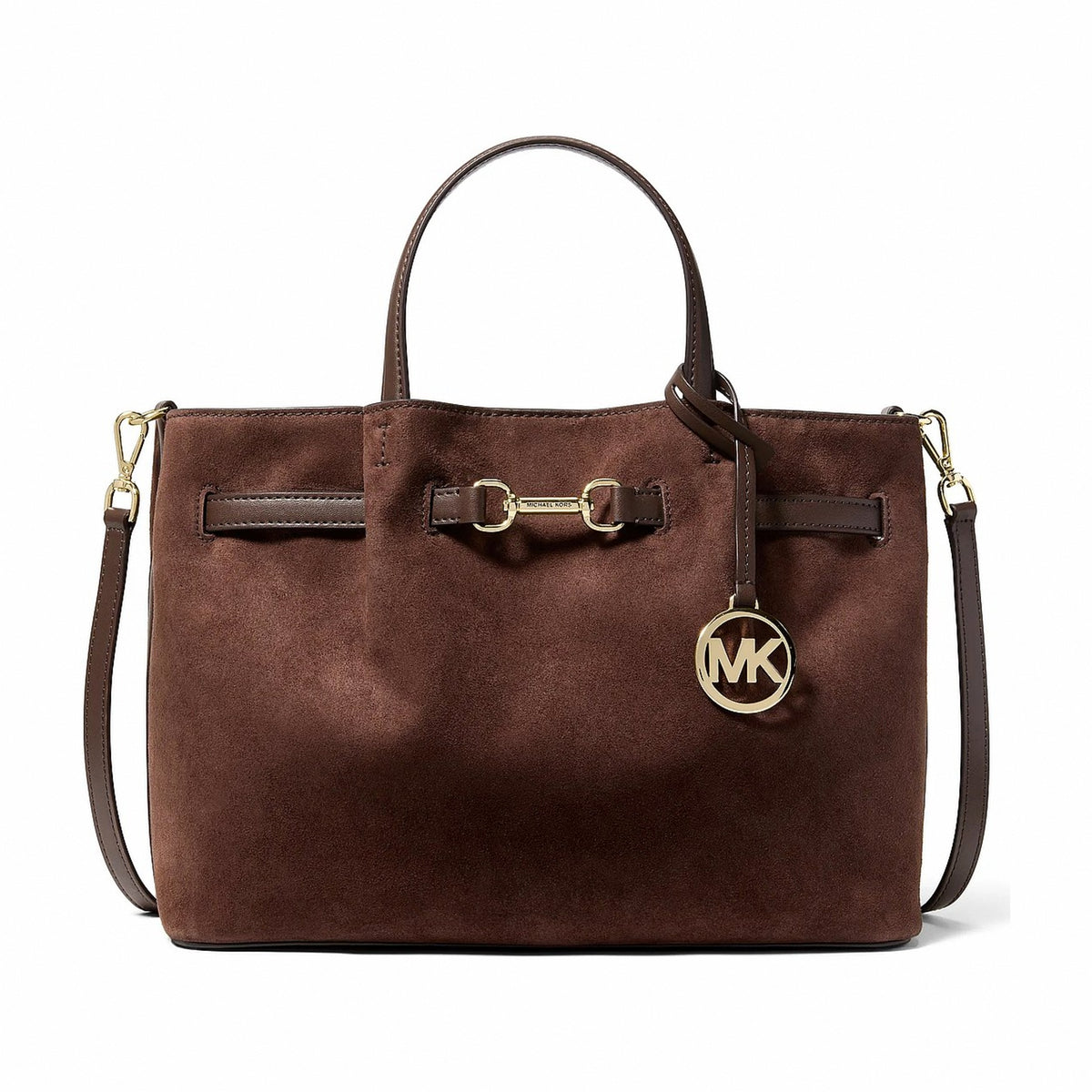 Michael Kors Carson Medium Satchel - NUTMEG