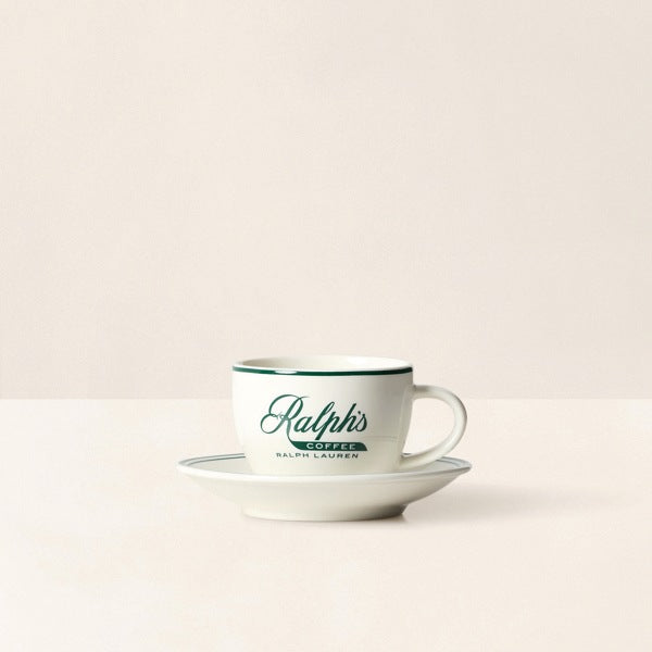Ralph Lauren Home Ralph’s Coffee Espresso Cup & Saucer - Green And White