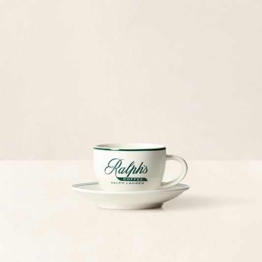 Ralph Lauren Home Ralph’s Coffee Espresso Cup & Saucer - Green And White