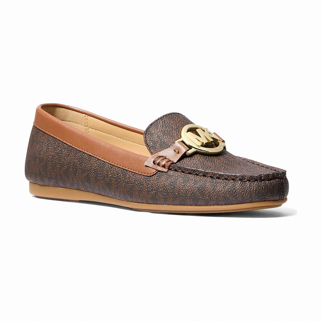 Michael Kors Fulton Signature Logo Moccasin - BROWN