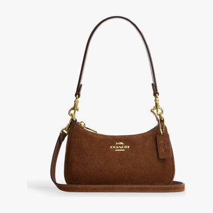 Coach Teri Mini Crossbody Bag - Gold/Warm Brown
