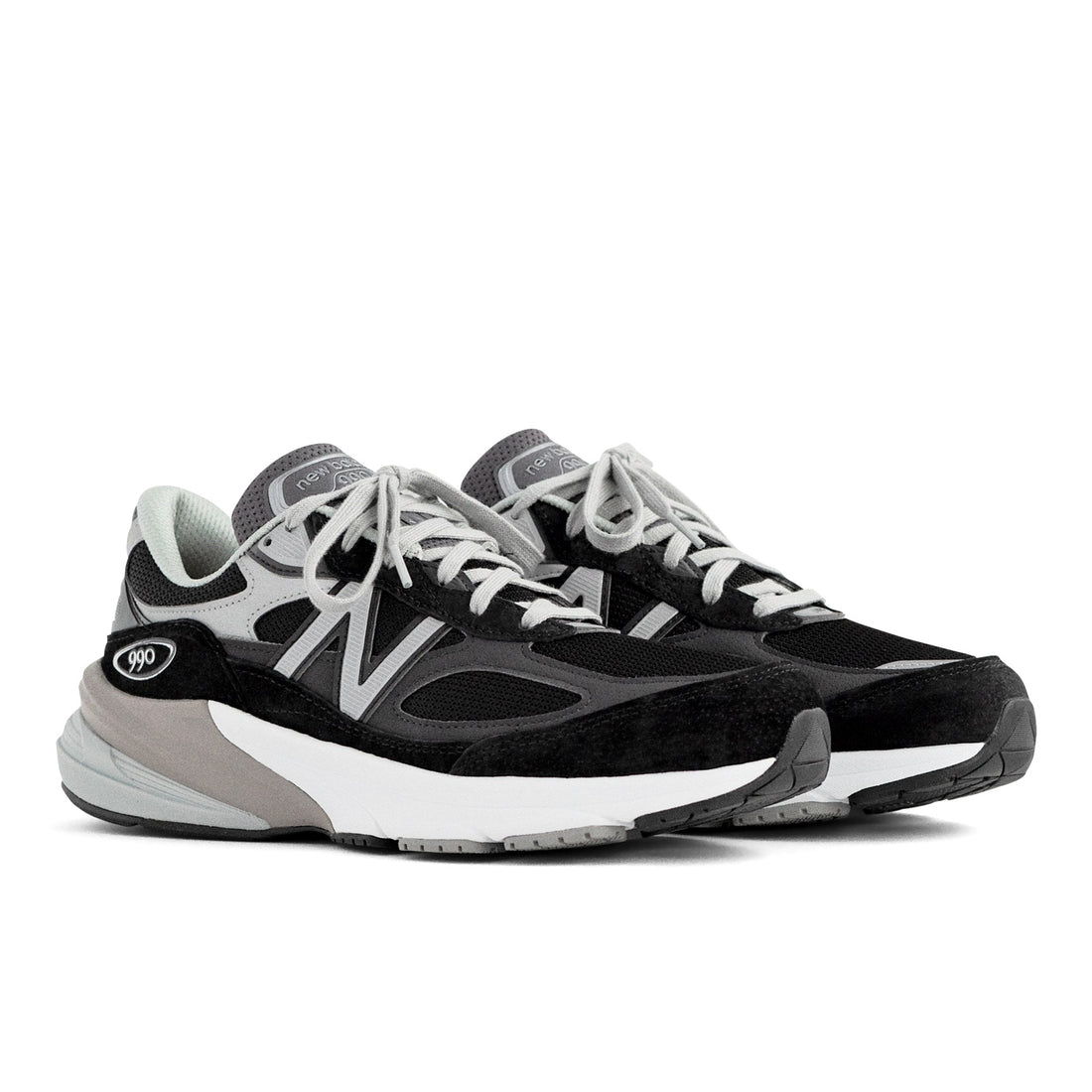 New Balance Made in USA 990v6 - BLACK with WHITE