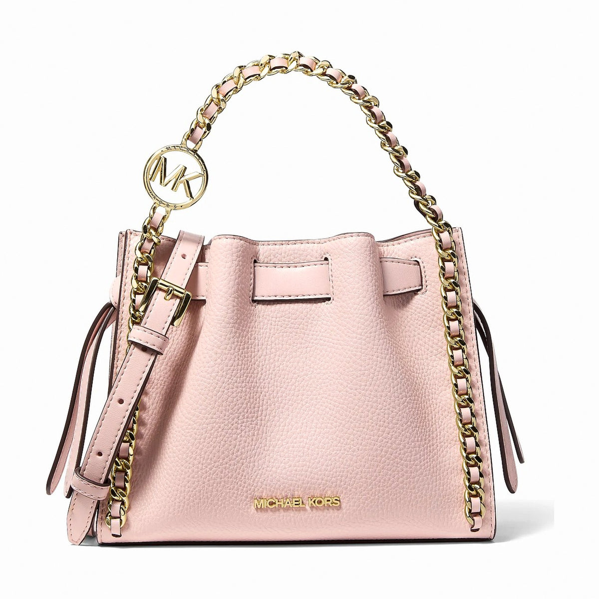 Michael Kors Mina Small Chain Crossbody Bag - POWDER BLUSH
