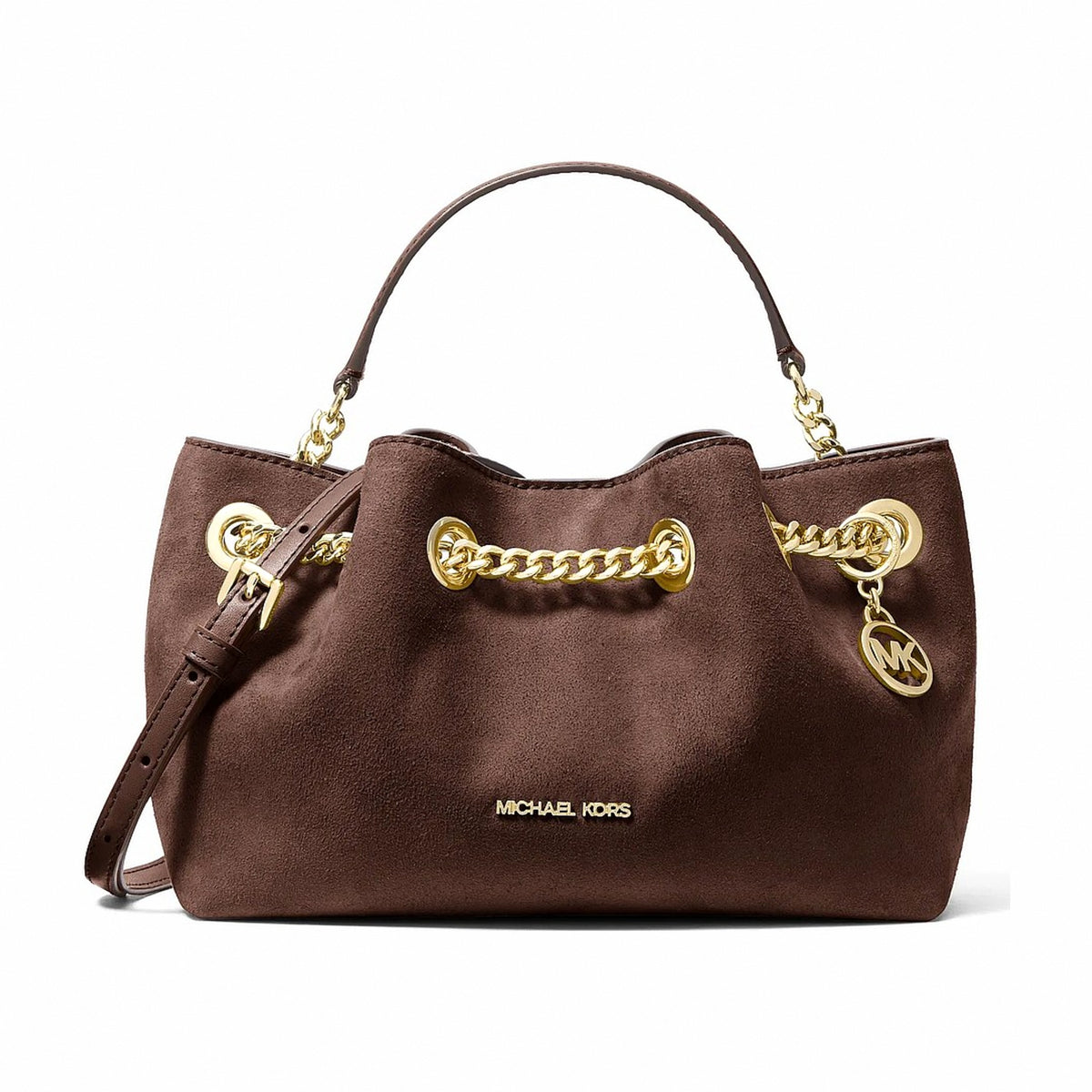 Michael Kors Mina Small Crossbody Bag - NUTMEG