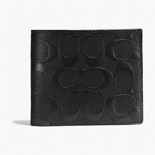 Coach 3-In-1 Wallet In Signature Leather - Black