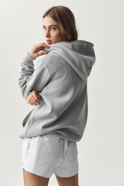 Alo Yoga Renown Heavy Weight Hoodie - Athletic Heather Grey