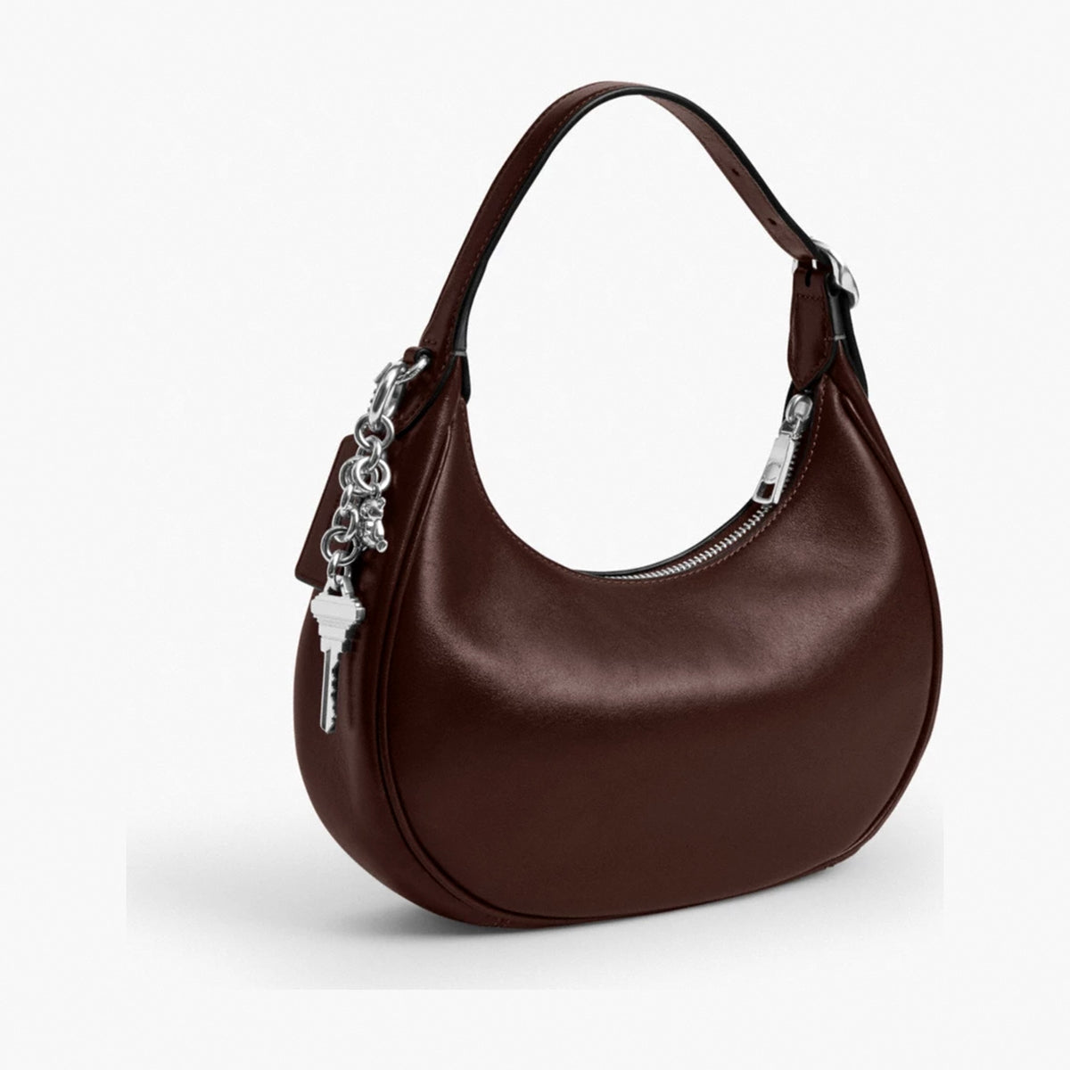 Coach Emily Shoulder Bag - Silver/Maple