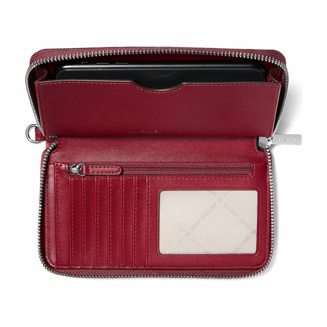 Michael Kors Jet Set Travel Large Smartphone Wristlet - MAROON