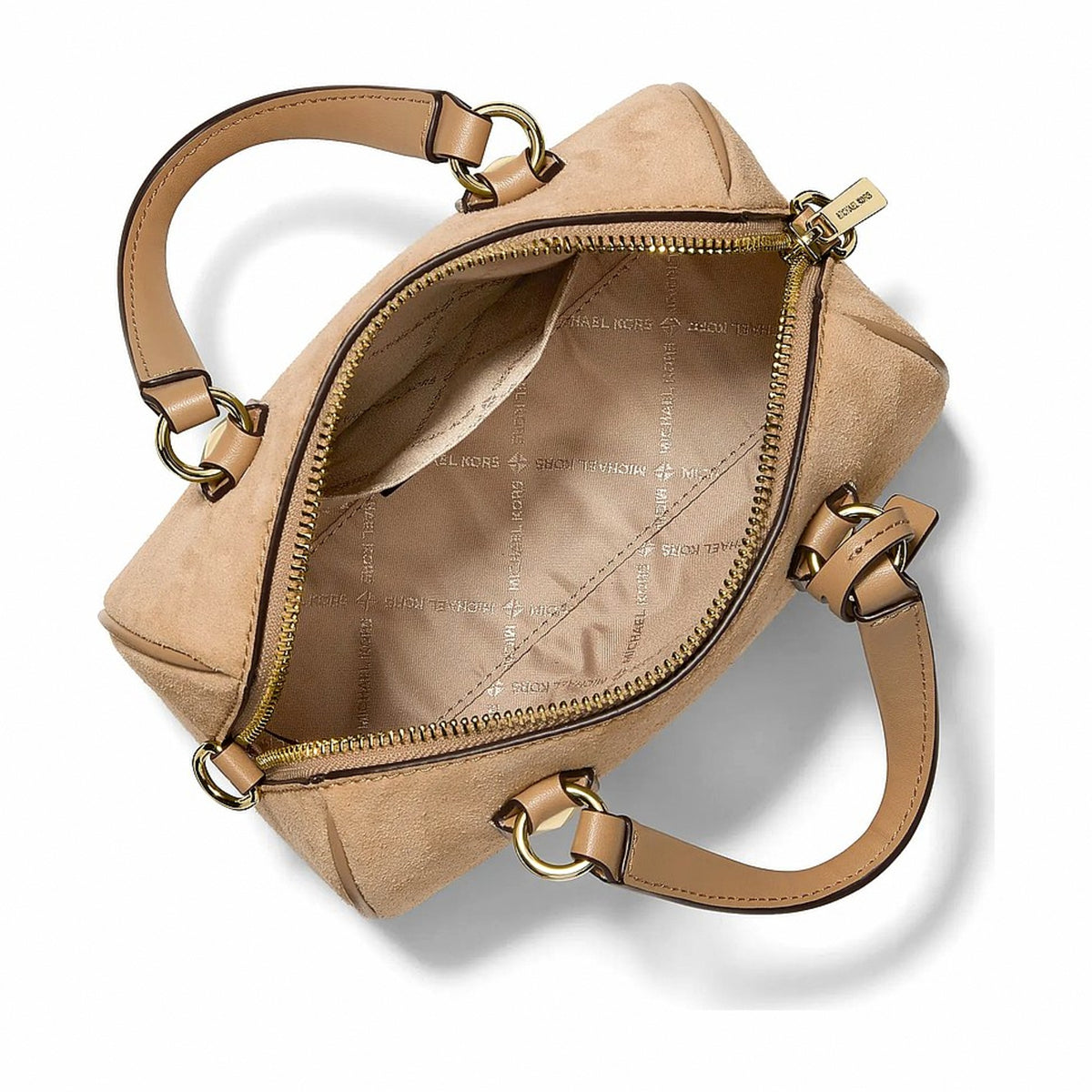 Michael Kors Grayson Small Duffel Crossbody Bag - CAMEL