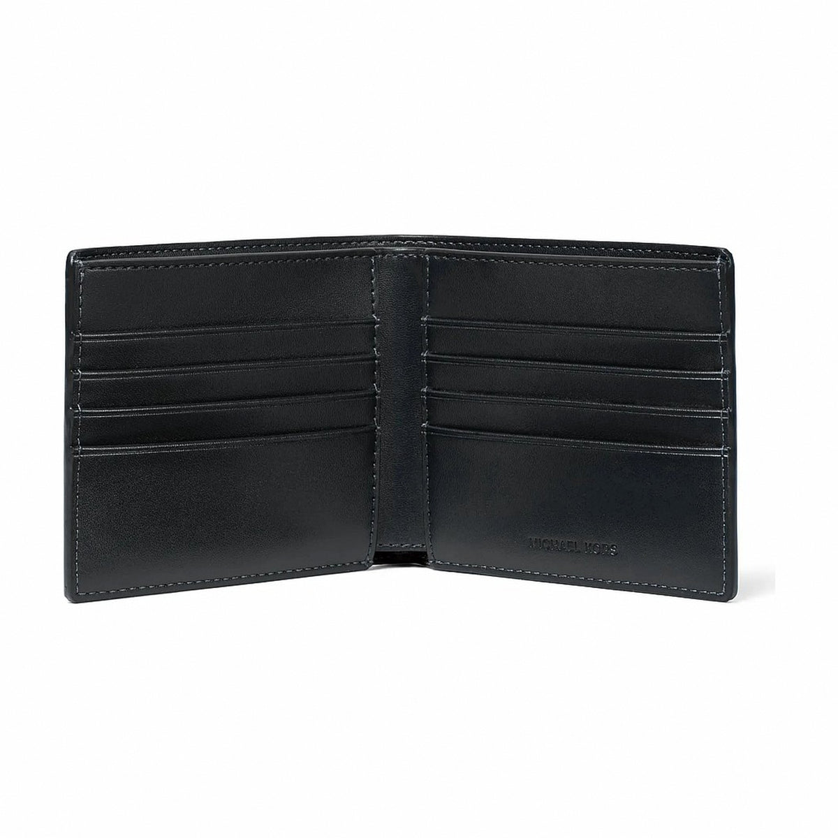 Michael Kors Signature Logo Wallet and Reversible Belt Gift Set - BROWN/BLACK