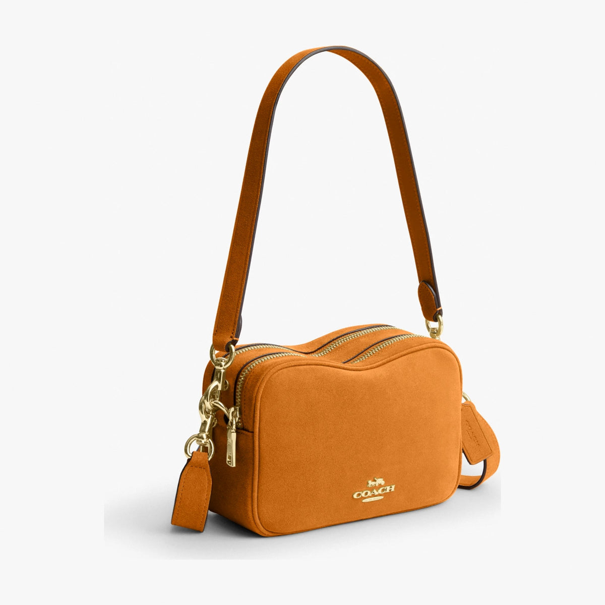Coach Mini Carey Crossbody Bag - Gold/Marigold