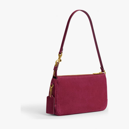 Coach Plaza Bag - Brass/Dark Fuchsia