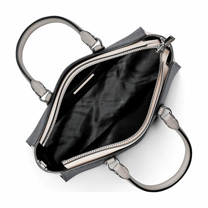Michael Kors Arden Small Color-Block Signature Logo Messenger Bag - BLACK COMBO