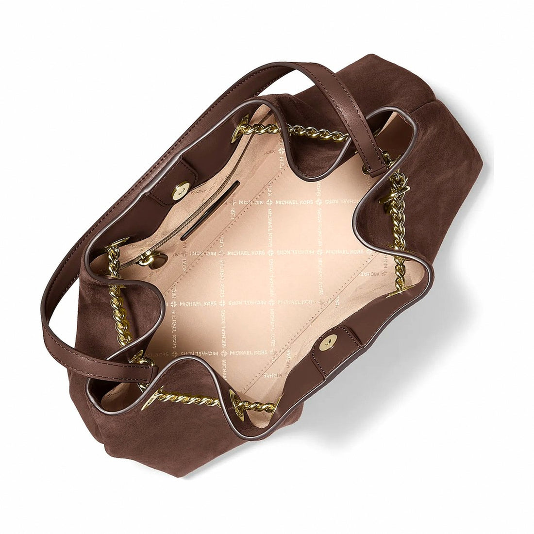 Michael Kors Mina Large Shoulder Bag - NUTMEG
