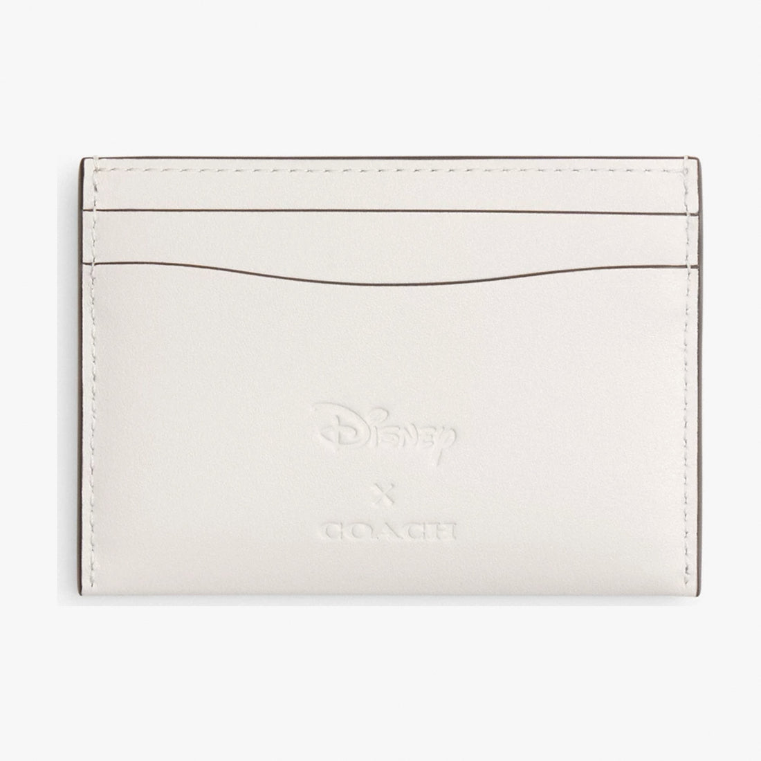 Coach Disney X Coach Essential Card Case With Pluto - Brass/Chalk Multi