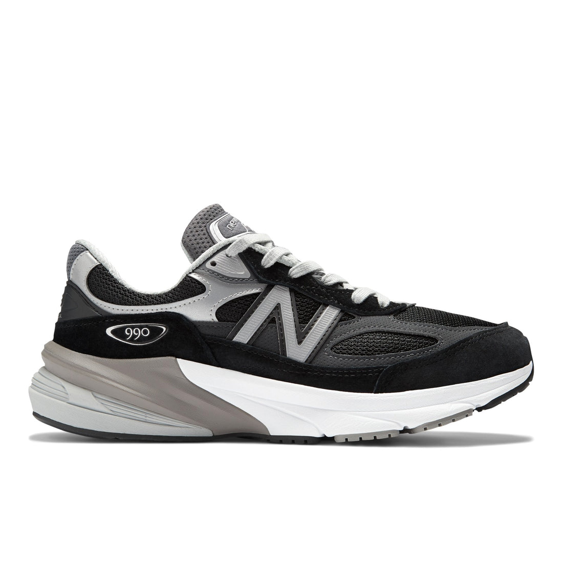 New Balance Made in USA 990v6 - BLACK with WHITE