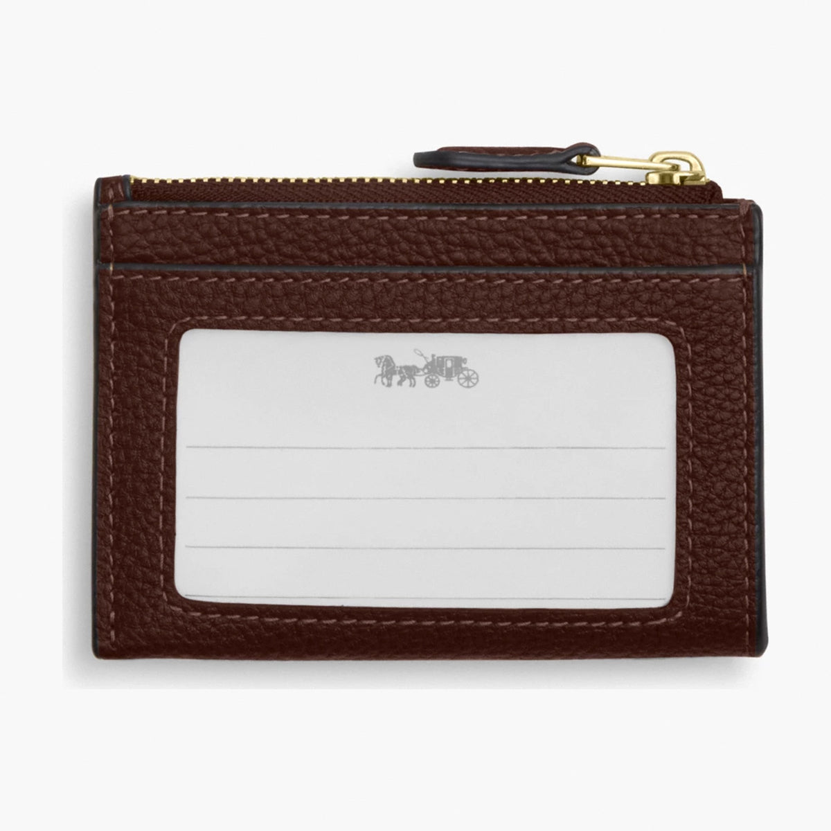 Coach Mini Skinny ID Case - Gold/Maple
