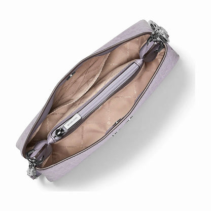 Michael Kors Christina Small Signature Logo Crossbody Bag - LILAC