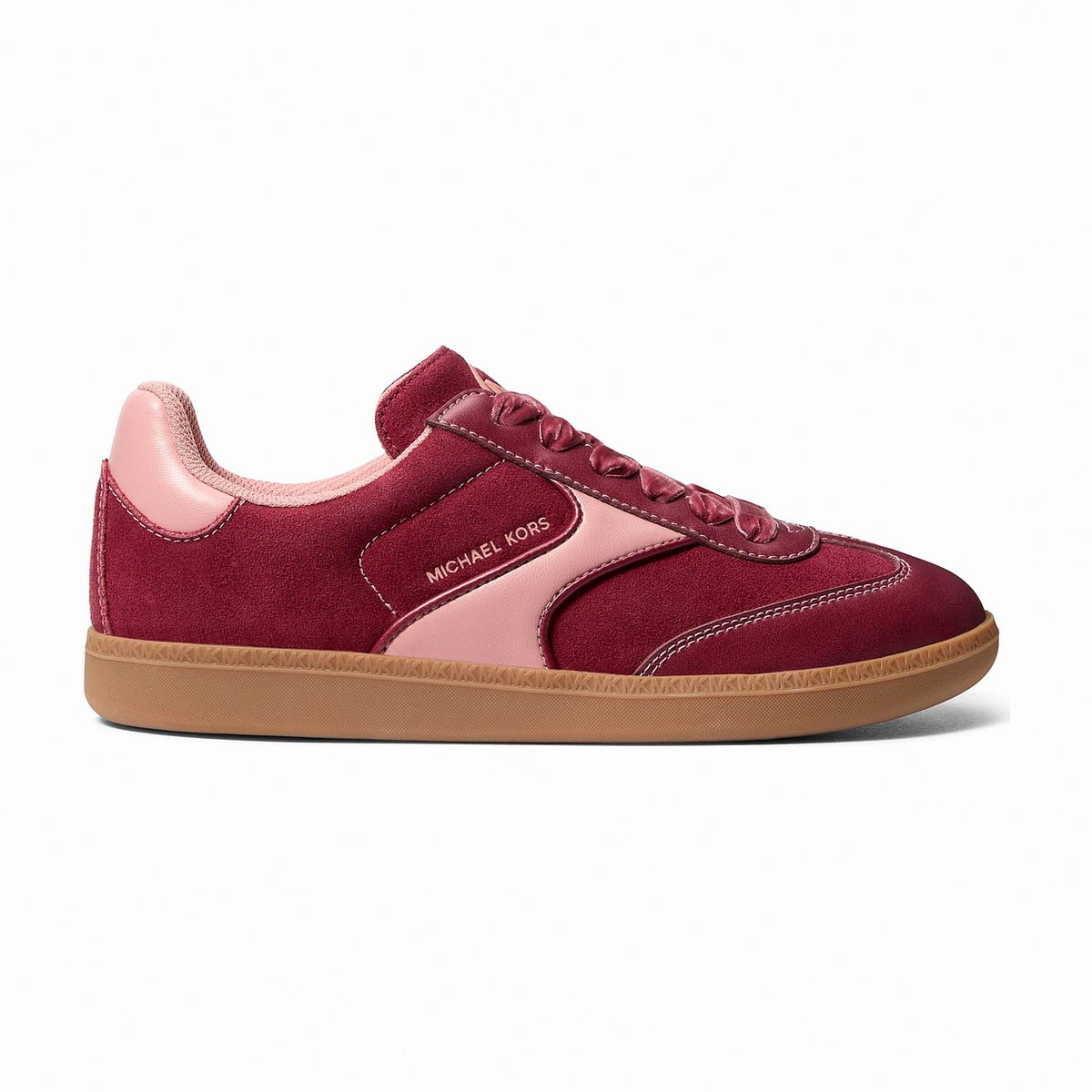 Michael Kors Sammy Microsuede Sneaker - MAROON