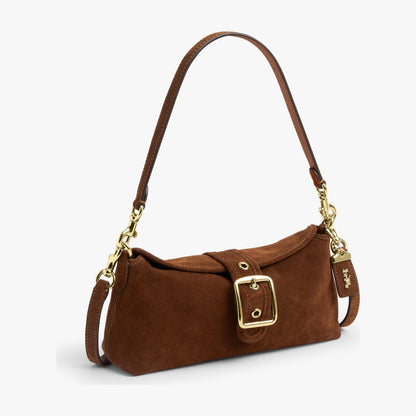 Coach Abbie Shoulder Bag - Gold/Warm Brown