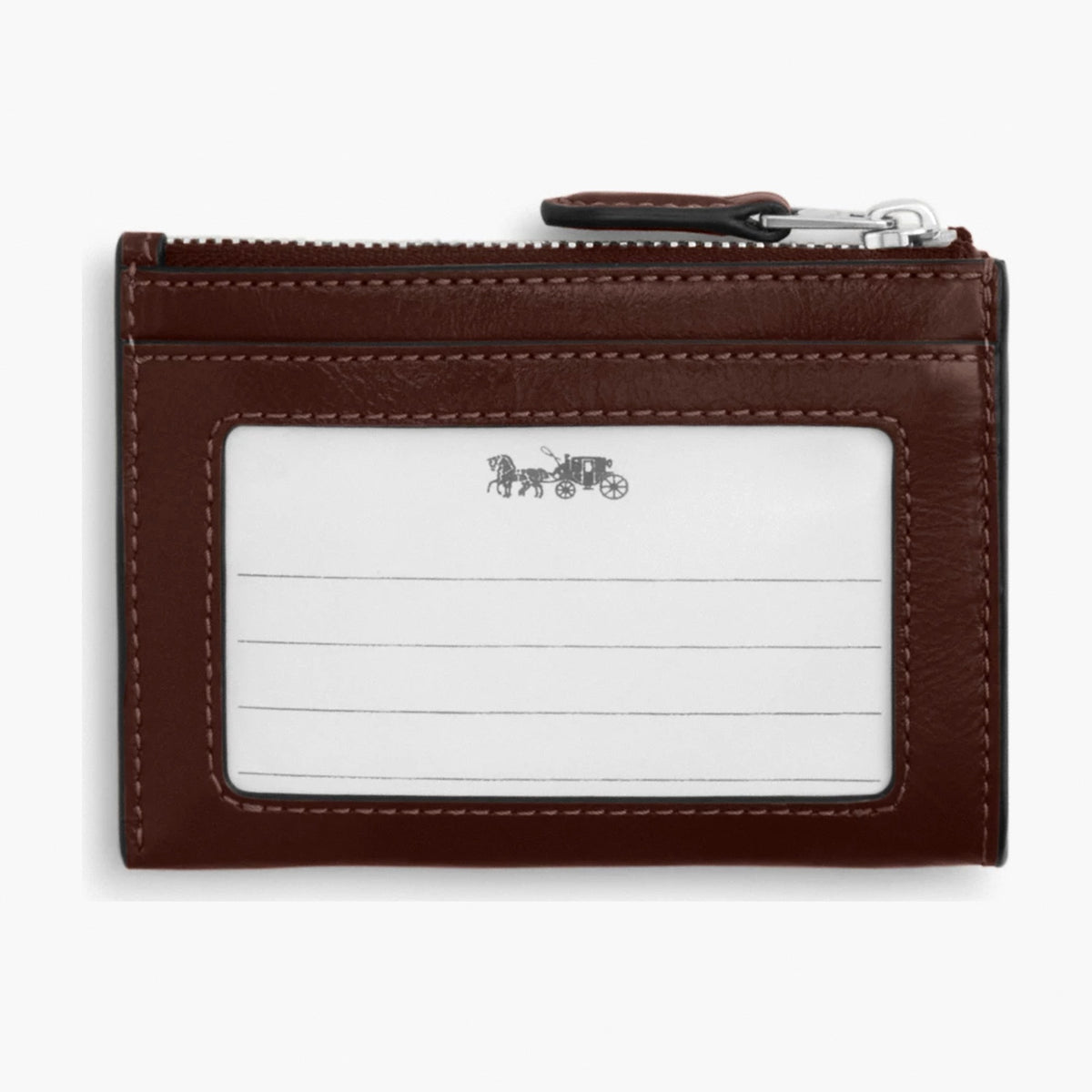 Coach Mini Skinny ID Case - Silver/Maple