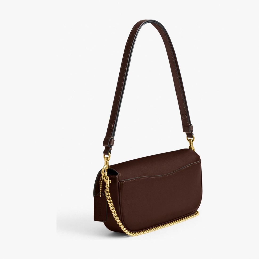 Coach Brook Flap Chain Bag - Brass/Maple