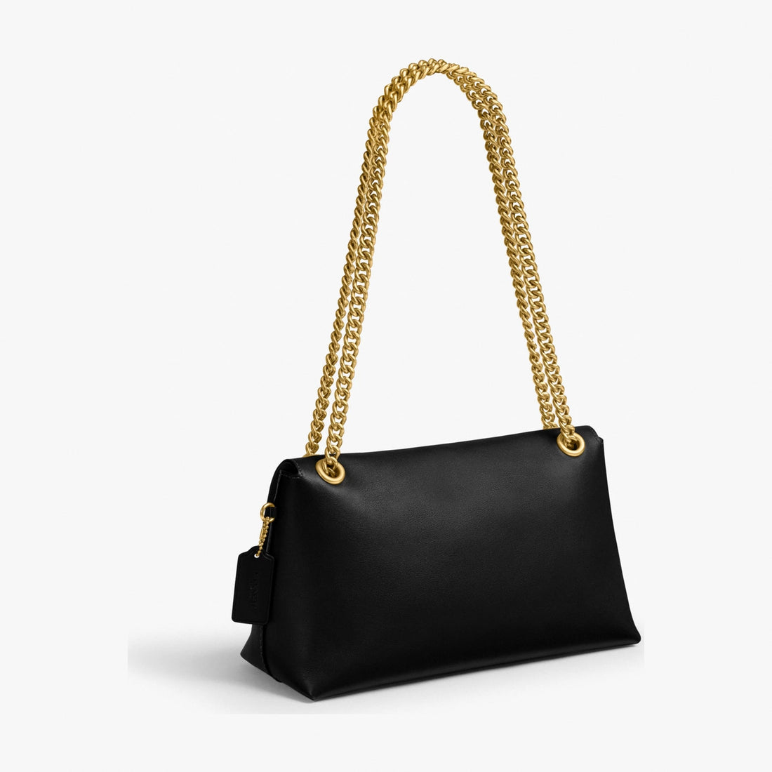 Coach Chelsea Shoulder Bag 30 With Chain - Brass/Black