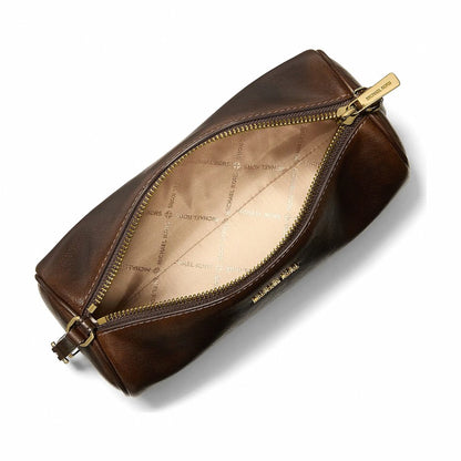 Michael Kors Ashton Small Burnished Pochette - CHOCOLATE