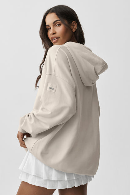 Alo Yoga Double Take Hoodie - Bone