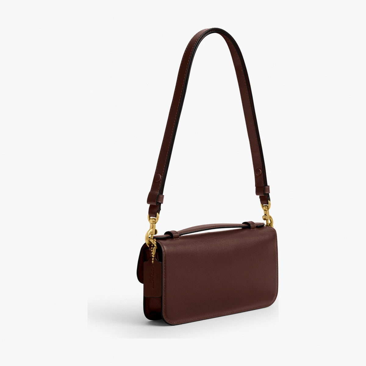 Coach New York Elora Top Handle Crossbody Bag - Brass/Maple