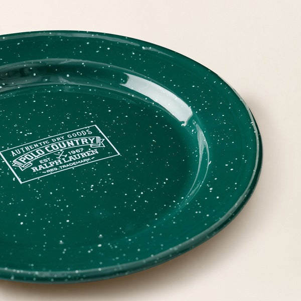 Ralph Lauren Home Polo Country Outdoor Plate Gift Set - Green/white