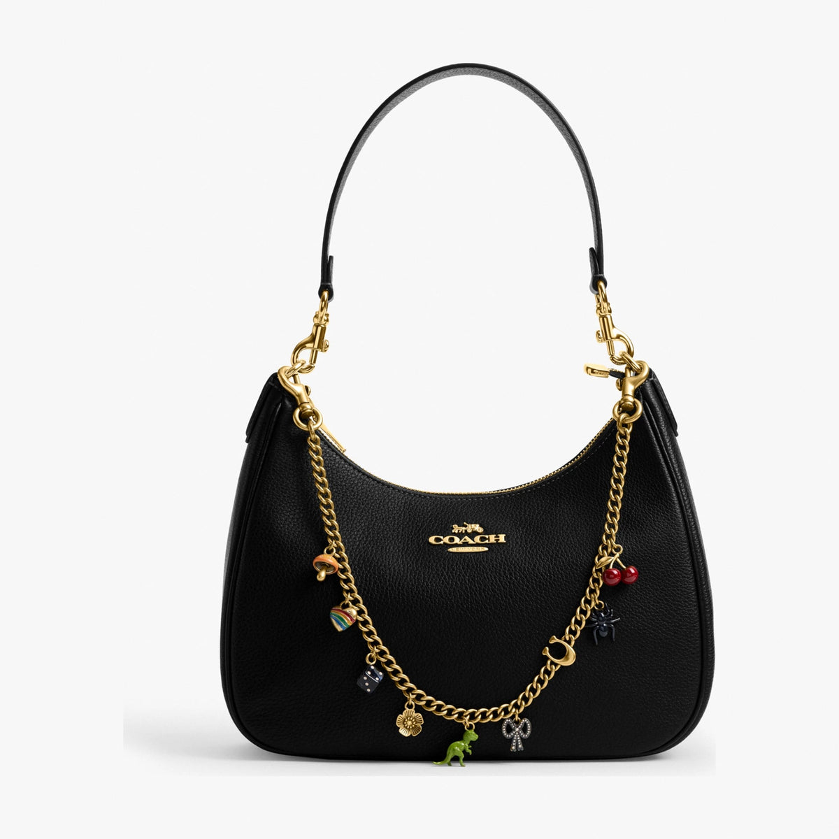 Coach Chain Strap With Charms - Brass/Multi