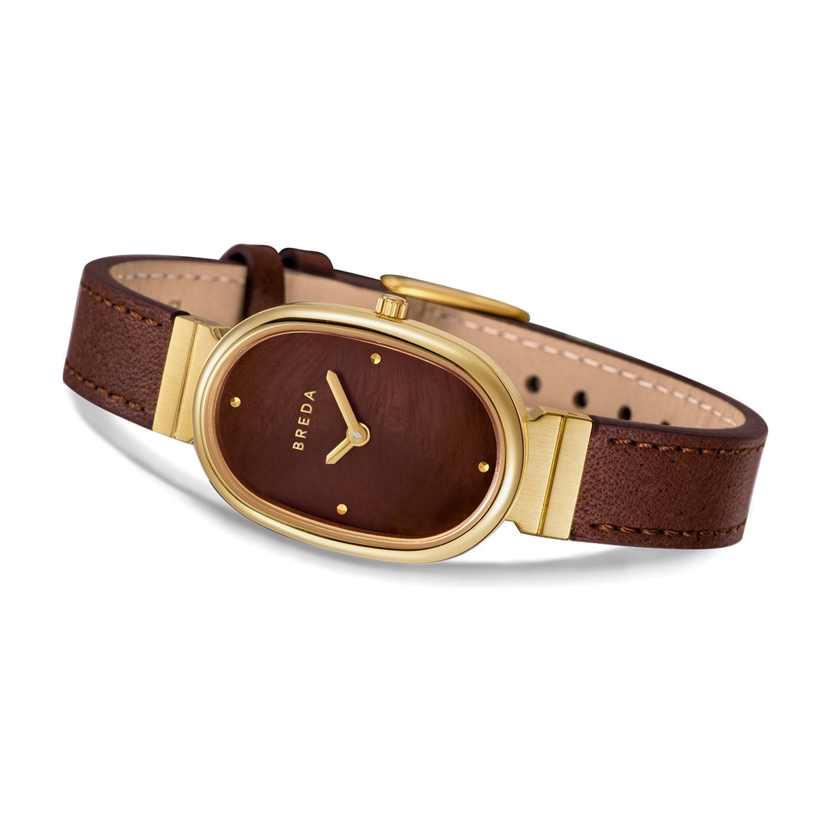BREDA Jane (Leather) - Gold/Brown/Brown