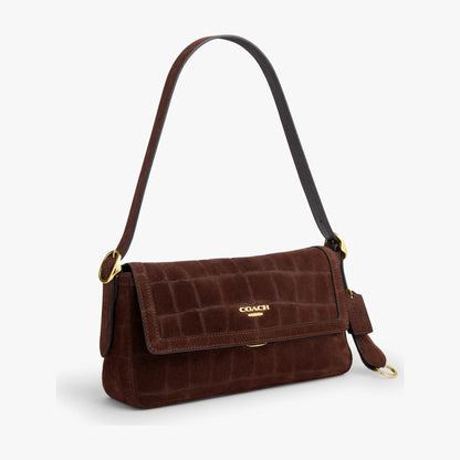 Coach Etta Small Flap Shoulder Bag - Gold/Maple