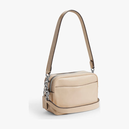 Coach Mini Carey Crossbody Bag - Silver/Ivory