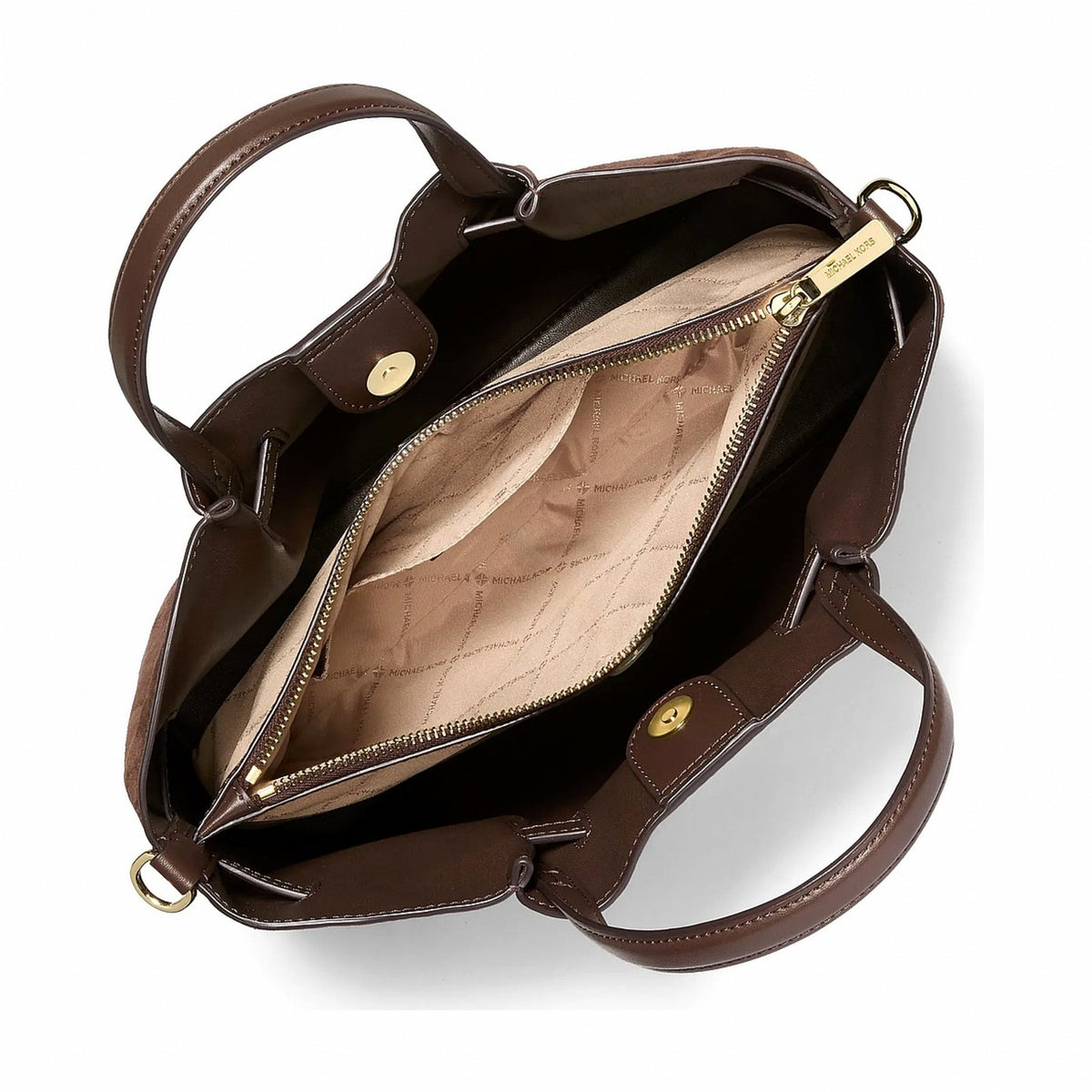 Michael Kors Carson Medium Satchel - NUTMEG