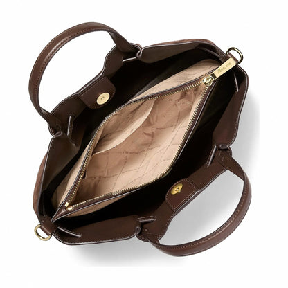 Michael Kors Carson Medium Satchel - NUTMEG