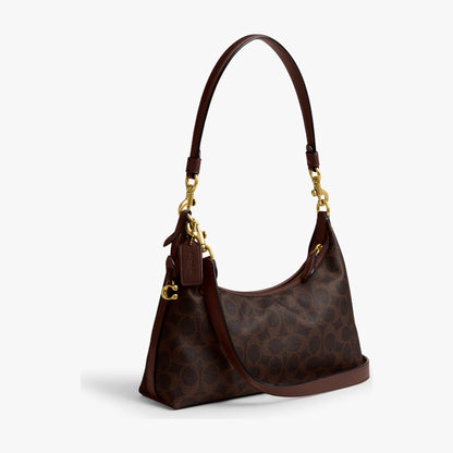 Coach Juliet Shoulder Bag 25 In Signature Canvas - Brass/Maple Maple