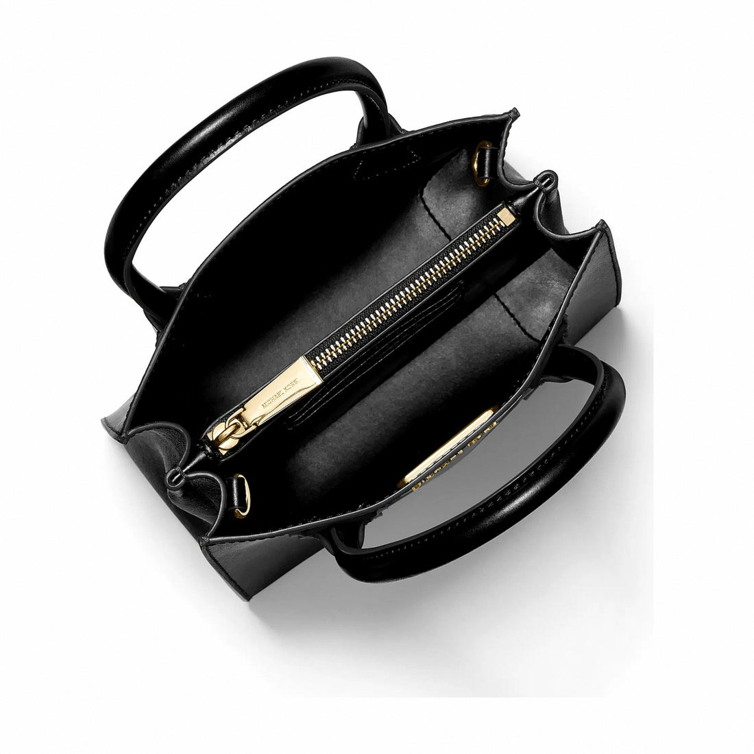 Michael Kors Mercer Medium Pebbled Leather Crossbody Bag - BLACK
