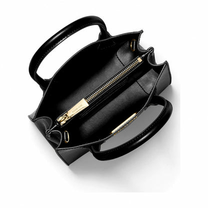 Michael Kors Mercer Medium Pebbled Leather Crossbody Bag - BLACK