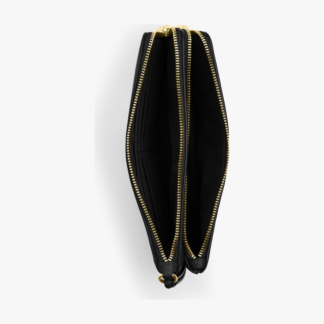 Coach Double Zip Wallet - Gold/Black