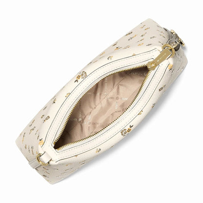 Michael Kors Sammy Small Floral Printed Convertible Crossbody Bag - LT CREAM