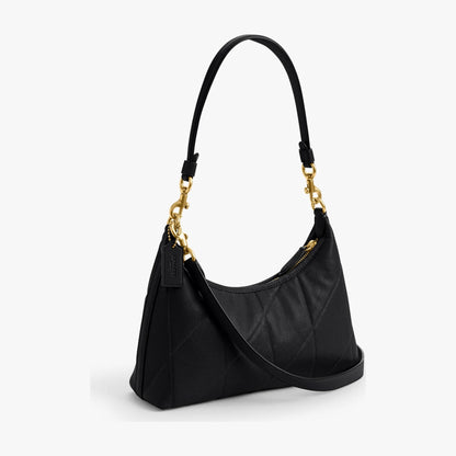 Coach Juliet Shoulder Bag 25 With Quilting - Brass/Black