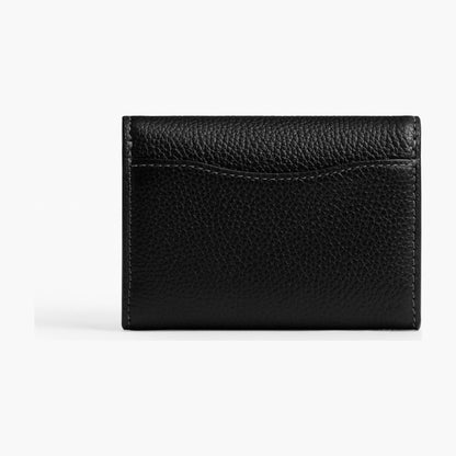 Coach Essential Flap Card Case - Brass/Black